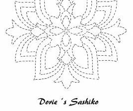 Dories Sashiko kit  - ca 36x36 cm 